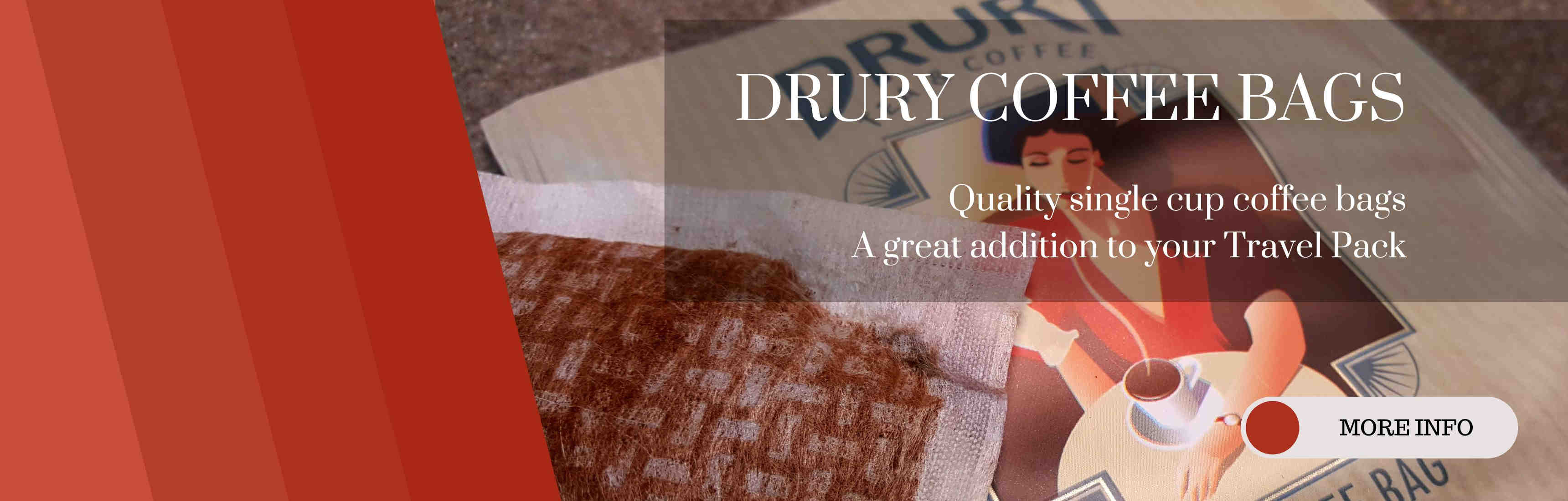 Drury Coffee Bags Banner